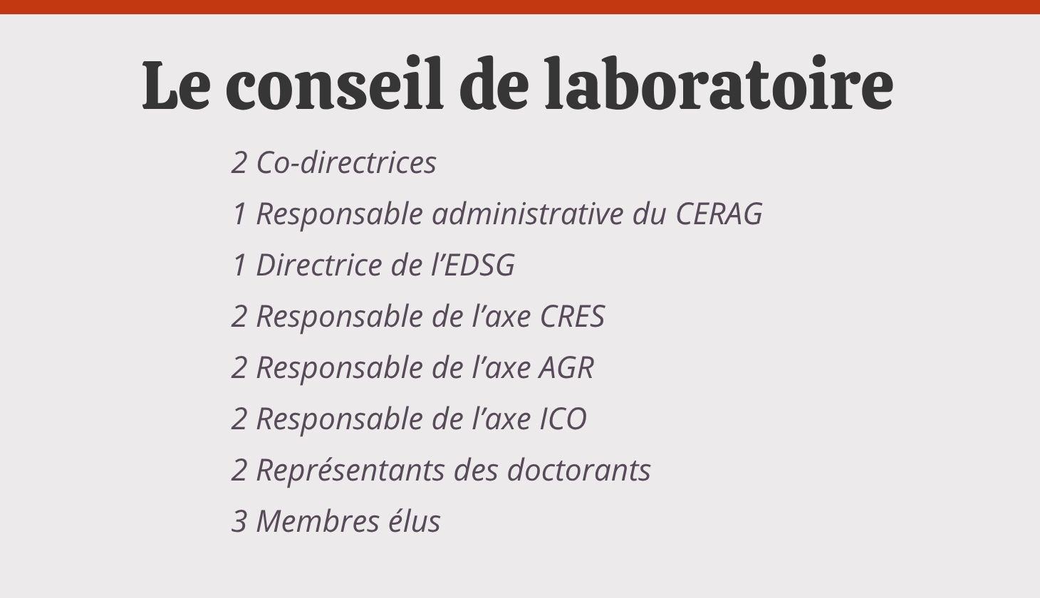 Conseil de laboratoire